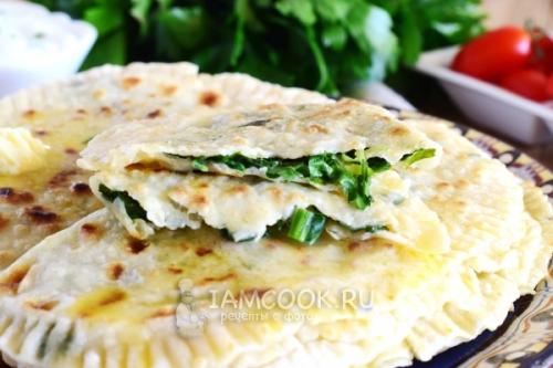 Кутабы с зеленью