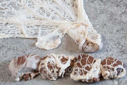 Шашлык из куриной печени в жировой сетке. Шашлык из печени в жировой сетке