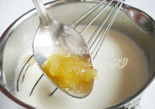 Бланманже. Ингредиенты к рецепту