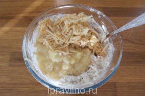 Творожное Печенье пп. Творожное печенье с овсянкой, бананом и яблоком: рецепт с пошаговыми фото