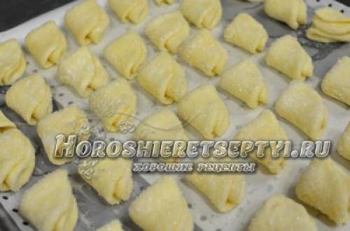 Творожное Печенье ушки. пошаговый рецепт с фото