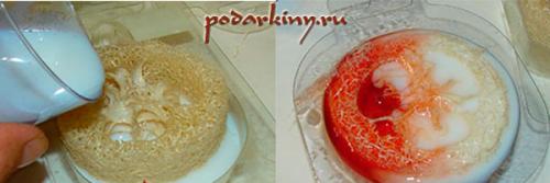 Мочалка с мылом внутри. Мыло с люфой — пошаговый мастер-класс