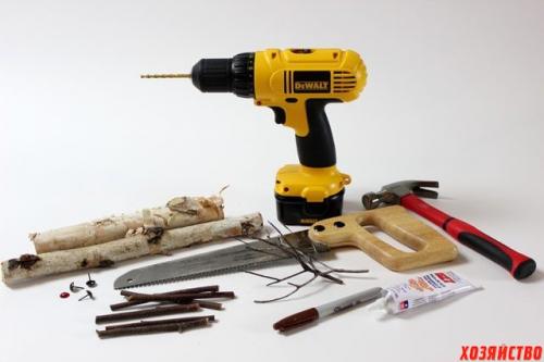 Олень из веток. Сказочные олени из березовых веток к Новому году. Мастер-класс