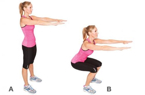 Программа приседаний для похудения. Приседания для похудения в домашних условиях