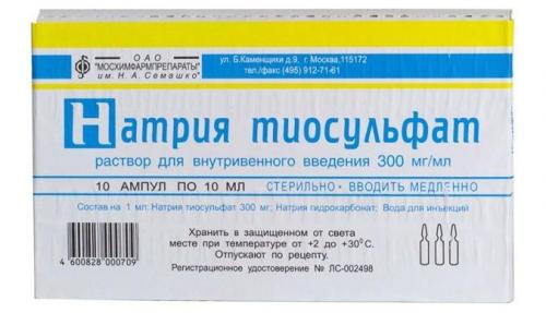 Тиосульфат натрия с физраствором. Чистка организма при помощи тиосульфата натрия