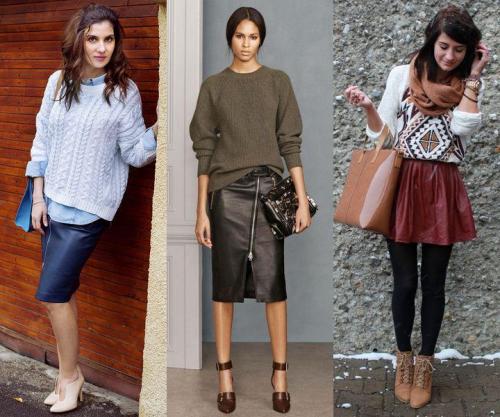 Юбка трикотажная с чем носить. С чем носить юбку из трикотажа, модные образы и лучшие бренды