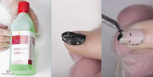 Как снять гель лак дома ацетоном. Как снимать покрытие гель-лаком с помощью ацетона