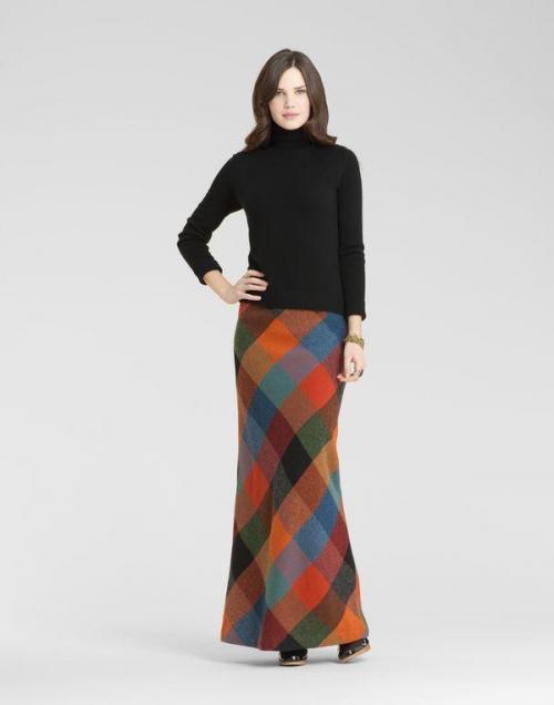 С чем носить трикотажную юбку зимой. Модные модели длинных теплых юбок, с чем носить и как сочетать