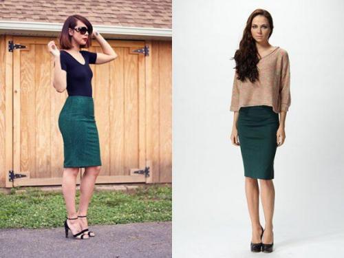 Юбка трикотажная с чем носить. С чем носить юбку из трикотажа, модные образы и лучшие бренды