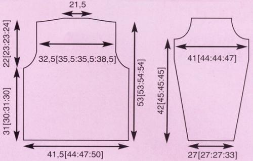 Свитер женский спицами схемы и описание крупной вязки. Рубрика: 09
