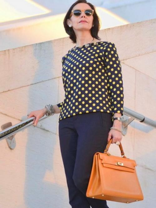 Модные блузы для женщин з.  Шикарный возраст: модные осенние образы 2019 от женщин-блогеров после 50 21