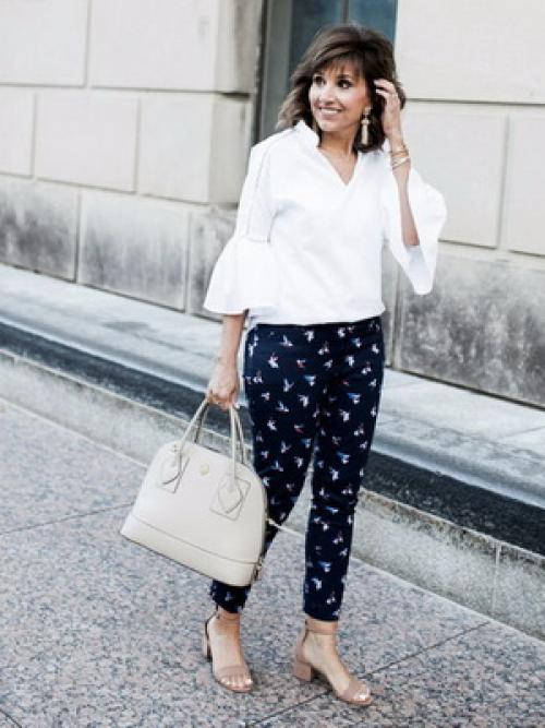 Модные блузы для женщин з.  Шикарный возраст: модные осенние образы 2019 от женщин-блогеров после 50 24