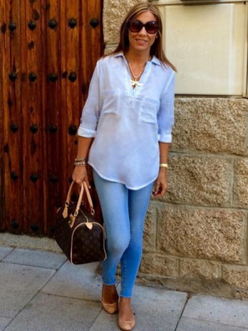 Модные блузы для женщин з.  Шикарный возраст: модные осенние образы 2019 от женщин-блогеров после 50 18