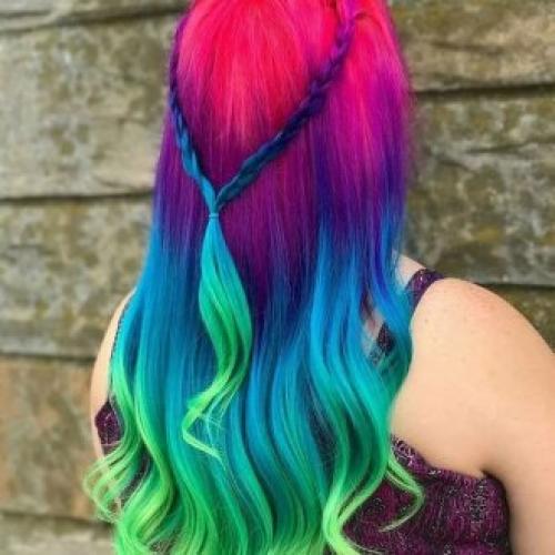 Как покрасить волосы тоником в фиолетовый. Покраска волос тоником: меняем цвет прядей быстро и безопасно