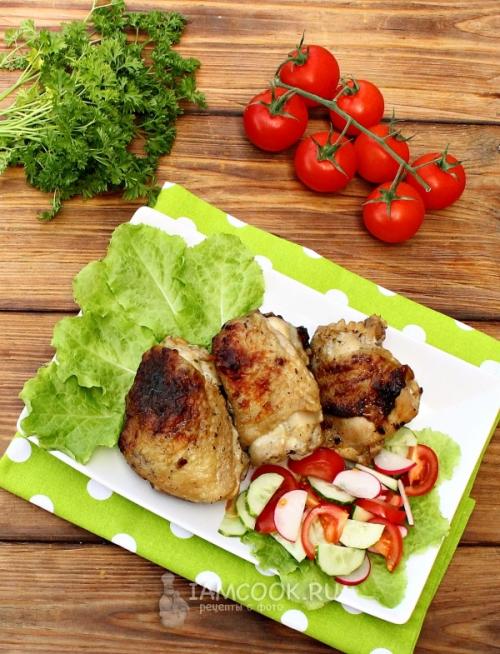 Маринад для шашлыка из бедрышек куриных. Шашлык из куриных бедрышек