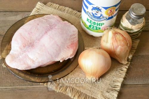 Маринованная курица в кефире для шашлыка. Шашлык из курицы в кефире