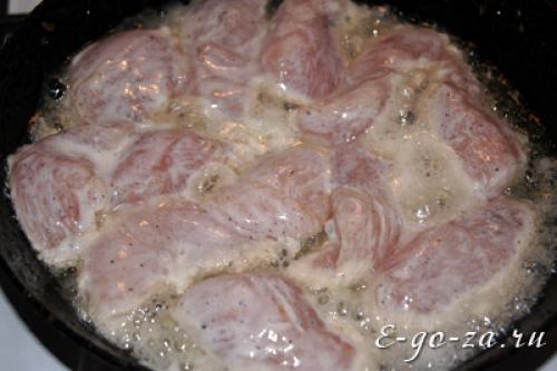 Куриная грудка маринованная в кефире. 