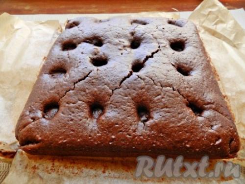 Шоколадно-творожный пирог с шариками. Шоколадный пирог с творожными шариками