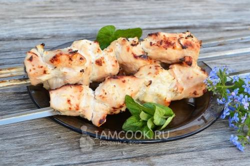 Маринованная курица в кефире для шашлыка. Шашлык из курицы в кефире
