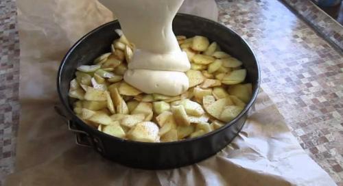 Польская шарлотка с заварным кремом. Гениальная шарлотка с невероятно вкусным заварным кремом: нежнее пирога ты не пробовала!