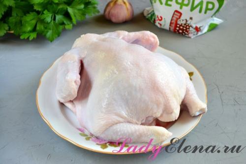 Маринованная курица в кефире. Курица в кефире в духовке