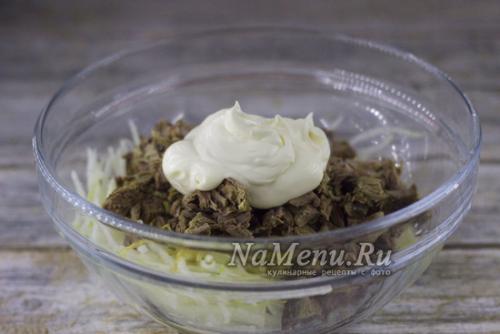 Салат с редькой и говядиной рецепт Обалденный. Обалденный салат с редькой и говядиной