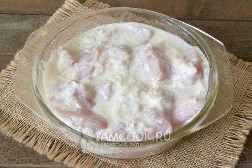 Маринованная курица в кефире для шашлыка. Шашлык из курицы в кефире