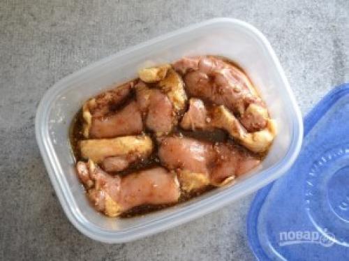Маринад для куриных бедрышек. Ингредиенты: