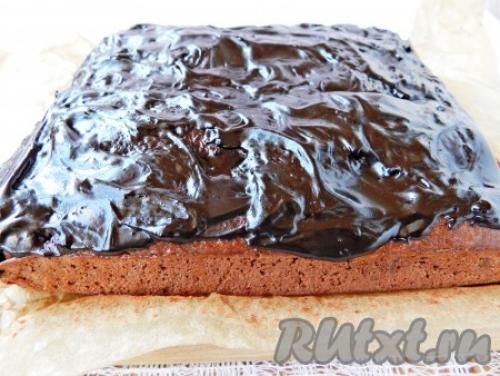 Шоколадно-творожный пирог с шариками. Шоколадный пирог с творожными шариками
