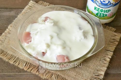 Маринованная курица в кефире для шашлыка. Шашлык из курицы в кефире