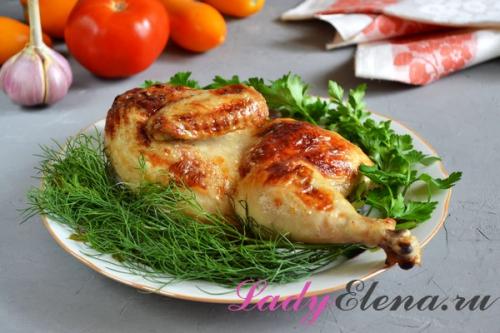 Маринованная курица в кефире. Курица в кефире в духовке