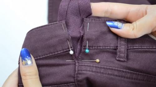 Как увеличить старые джинсы. Как увеличить пояс на джинсах (мастер-класс)