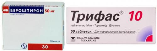 Отеки после слез. Мочегонные средства