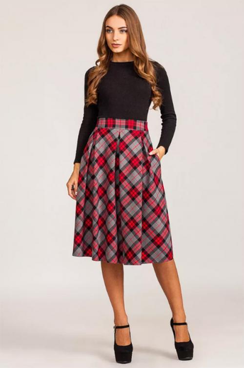 Юбки в клетку с чем носить. Лучшие фасоны для юбки в клетку 07 Юбки в клетку с чем носить. Лучшие фасоны для юбки в клетку 07