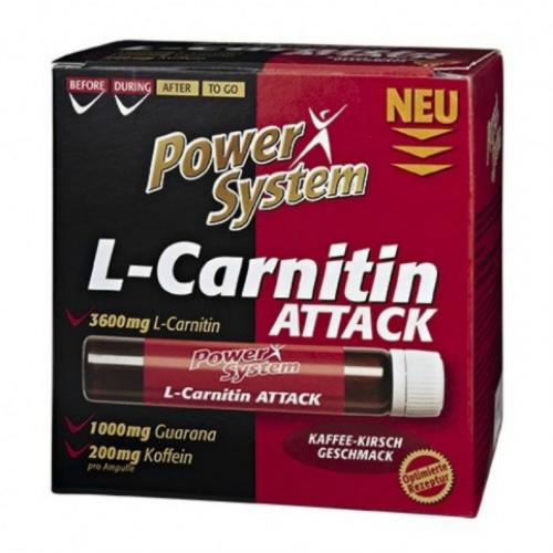 Л карнитин 3600 жидкий, как принимать. Power System L-Carnitin Attack 3600