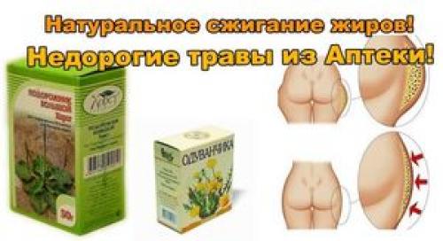 Рецепты для похудения травы. Народные средства, выводящие лишнюю воду 02