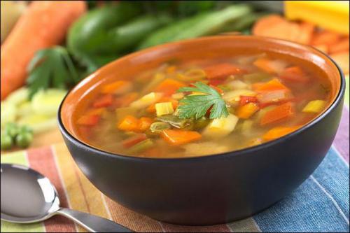 Диеты рецепт для похудения. Овощной суп (75 ккал) 06 Диеты рецепт для похудения. Овощной суп (75 ккал) 06