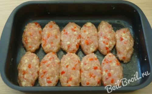 Рубленные котлеты из куриной грудки. Рецепт : котлеты куриные рубленые с сыром в духовке