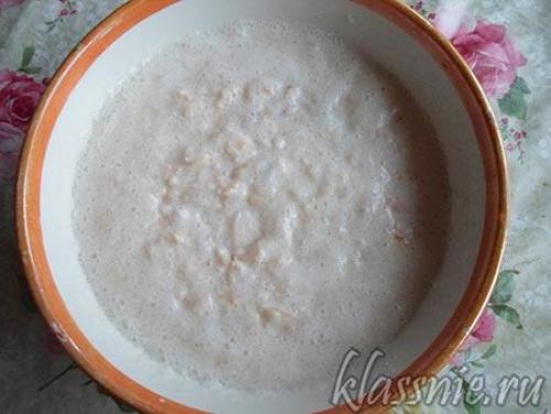 Оладьи на кефире без яиц с яблоками.