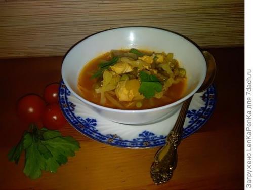 Диетический куриный супчик