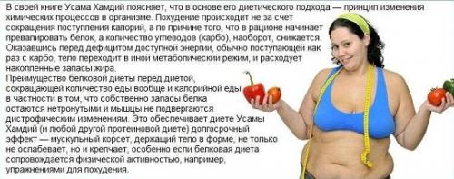 Диета Усама Хамдий меню н.  Система питания Усама Хамдий 03