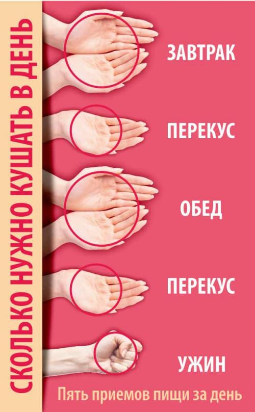 Дробное питание меню на неделю таблица. Дробное питание для похудения (3 варианта)