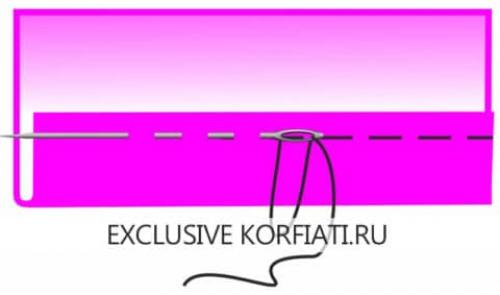 Крестообразные стежки. Ручные швы