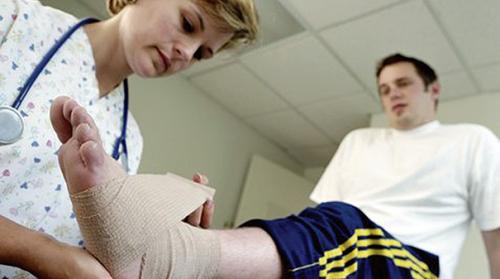 Первая помощь при разрыве связок. Первая помощь при растяжении связок и вывихах