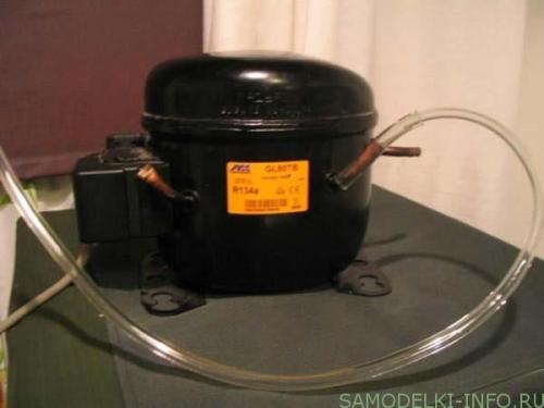 Как сделать компрессор из мотора от холодильника. Компрессор из холодильника своими руками