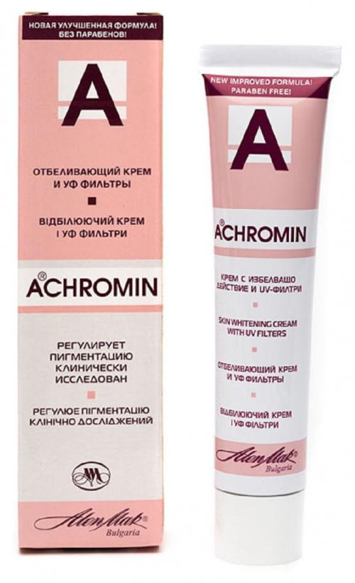 Крем Ахромин от пигментных пятен: цена в аптеке, инструкция по применению, отзывы