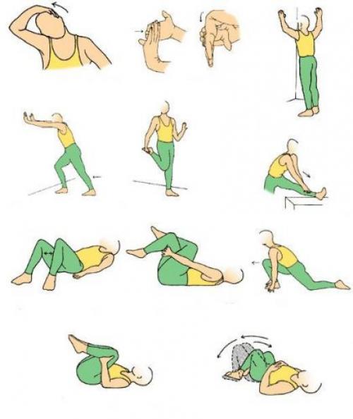 Упражнения для развития гибкости