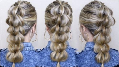 Какие прически можно создать с помощью стилизованных прических резинков. Прически с резинками — простые и быстрые варианты создания элегантных причесок (105 фото и видео)