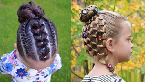 Какие прически можно создать с помощью стилизованных прических резинков. Прически с резинками — простые и быстрые варианты создания элегантных причесок (105 фото и видео)
