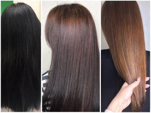 Как вывести черный цвет волос в коричневый. Причины